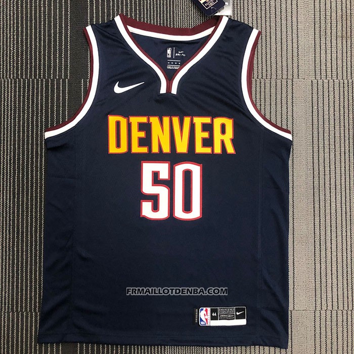 Maillot Denver Nuggets Aaron Gordon NO 50 Icon 2021 Bleu